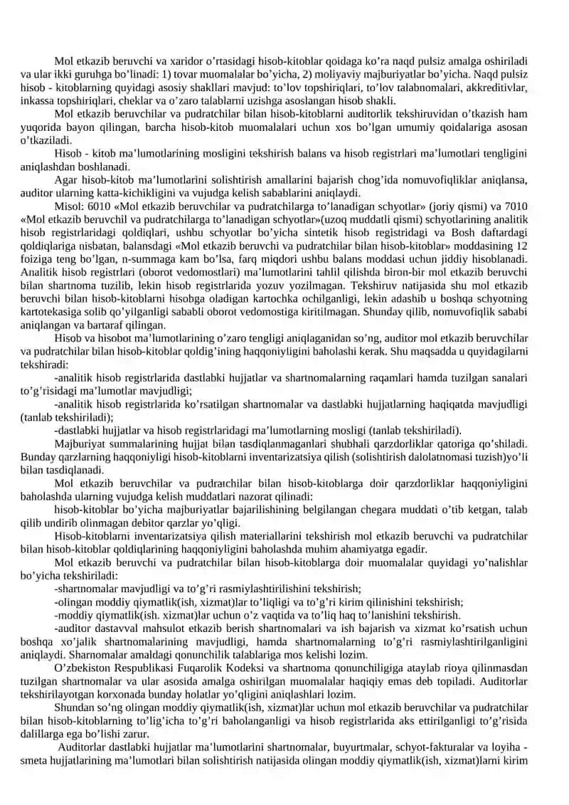 1-mavzu: Ta’minot jarayoni auditi 2
