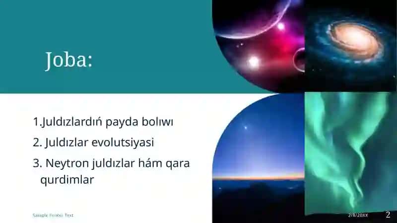 Juldız evolutsiyasi 2