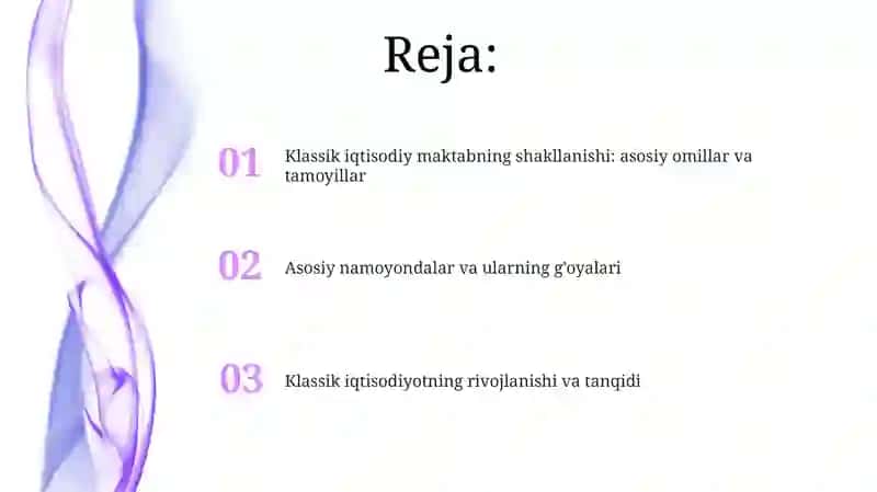 Killasik iqtisodiy maktabning rivojlanishi 2