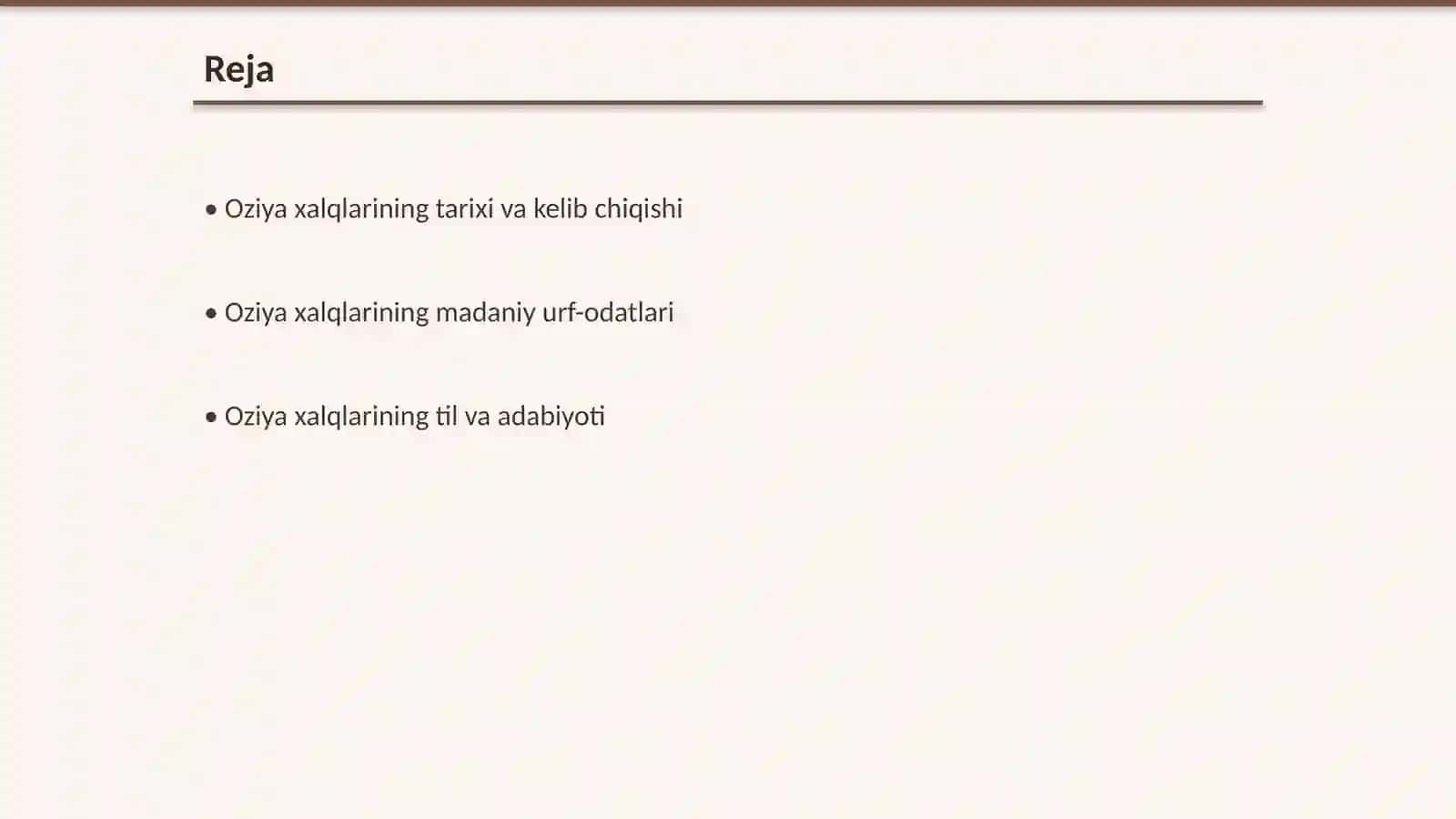 Osiya xalqlar etnografiyasi 2