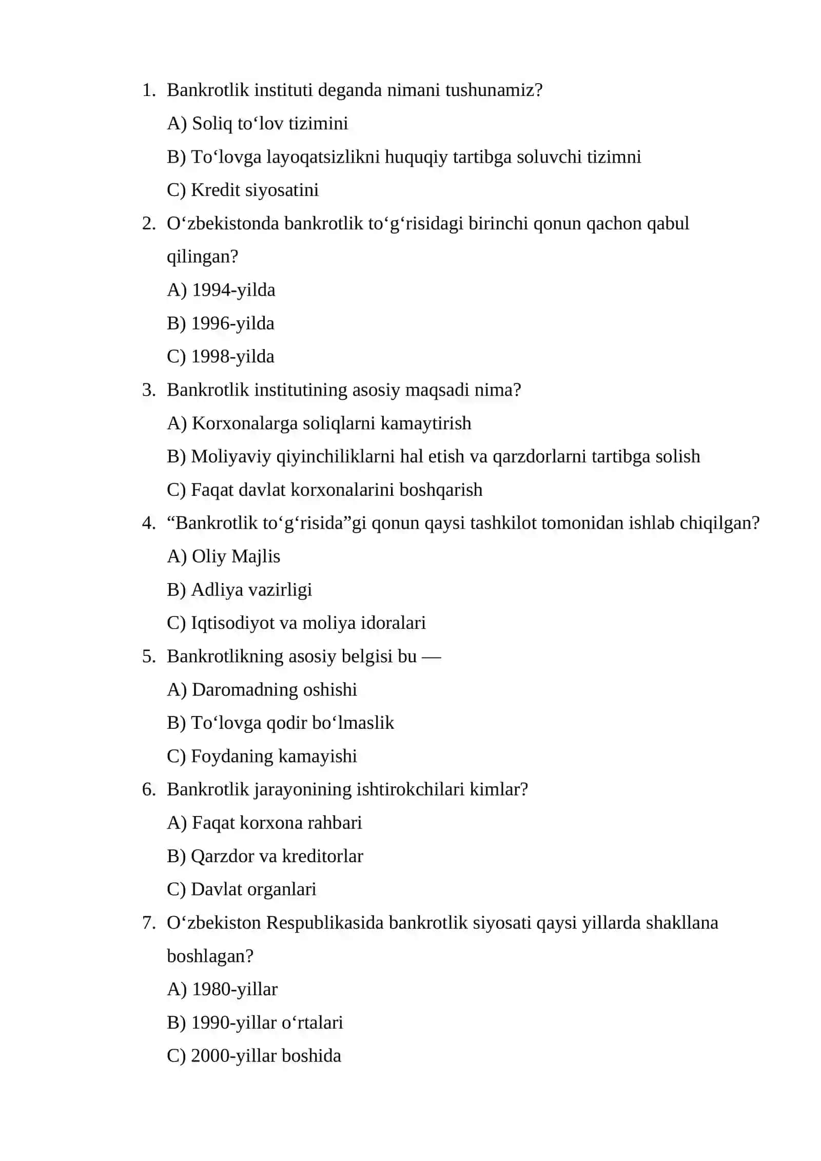 ANTIINQIROZIY MOLIYAVIY BOSHQARUV 2