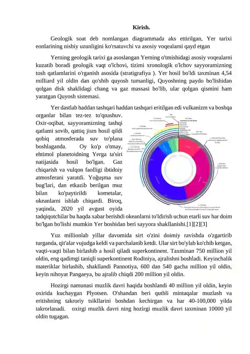 Geologik va Yer Geologiyasi 2