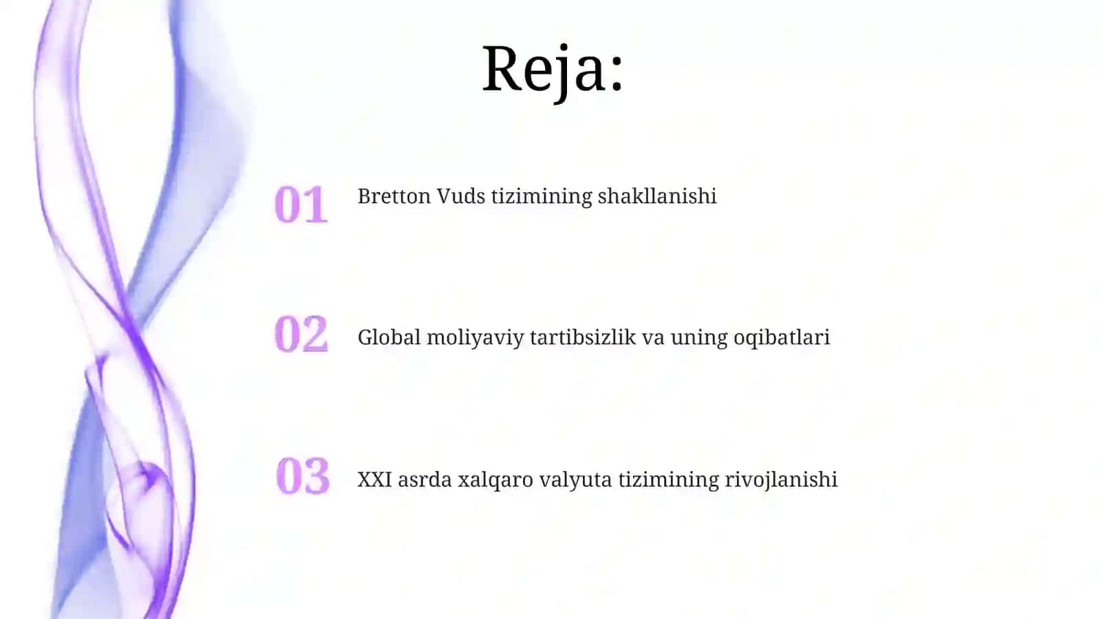 Bretton-Woods dan to XXI asr gacha 2