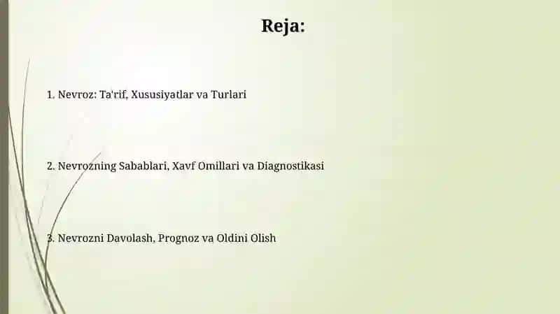 Nevroz: Ta'rif, Xususiyatlar va Turlari 2