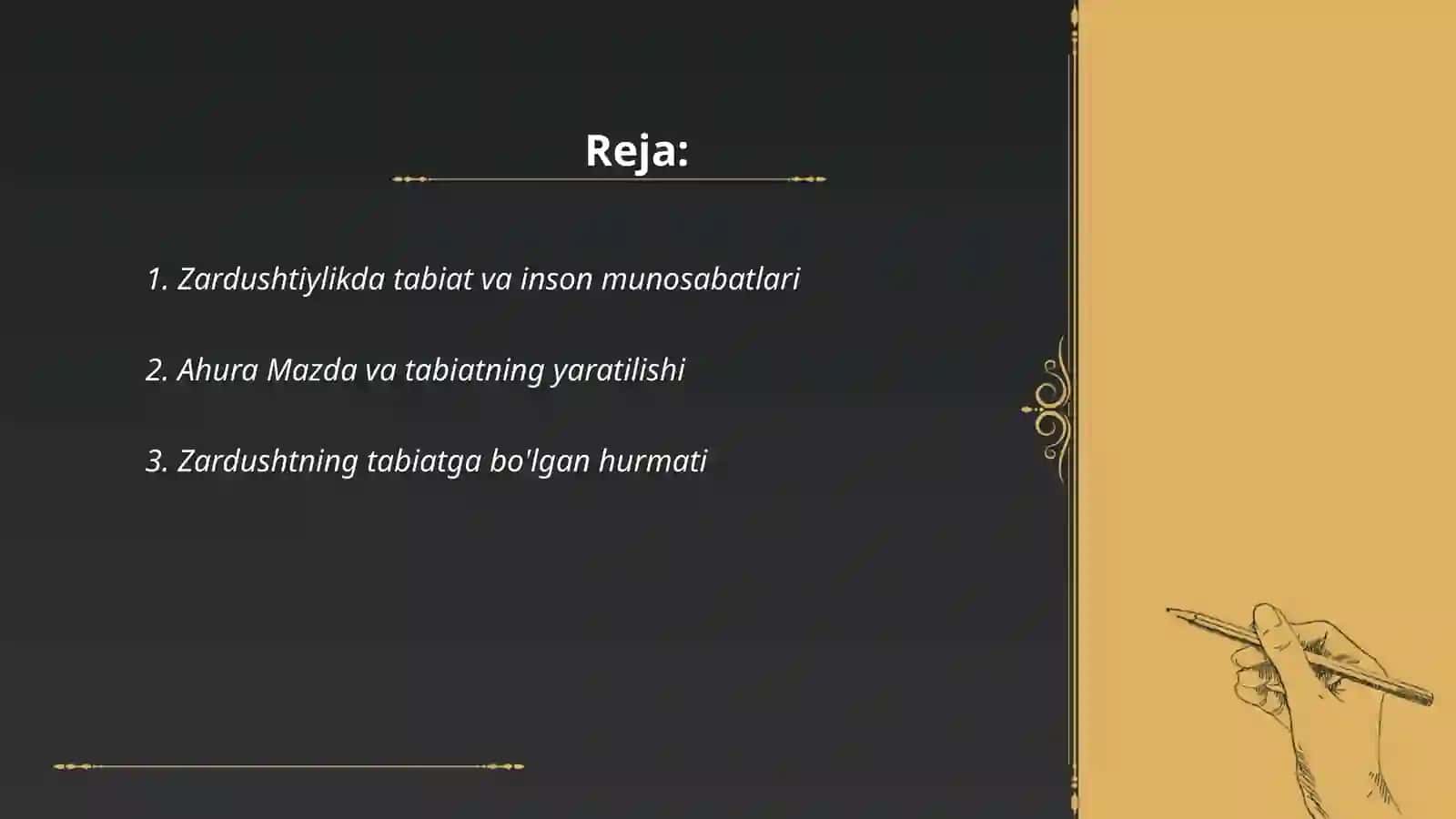 Zardushtiylikda Tabiatning Ulug’lanishi 2