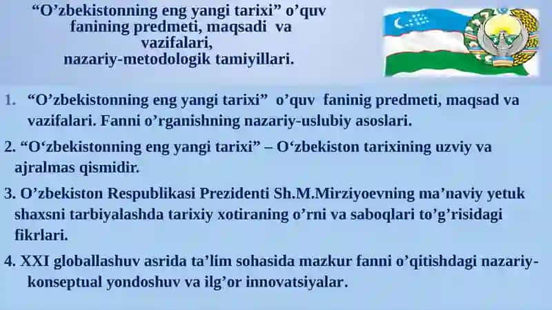 O’zbekistonning yangi tarixi 2