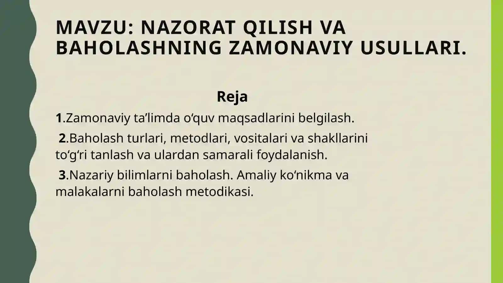 Fan: Informatika o'qitish metodikasi 2