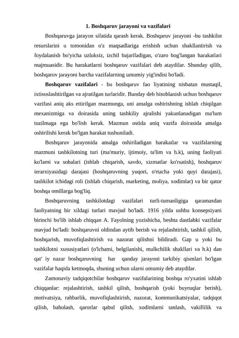 Menejment texnologiyasi 2