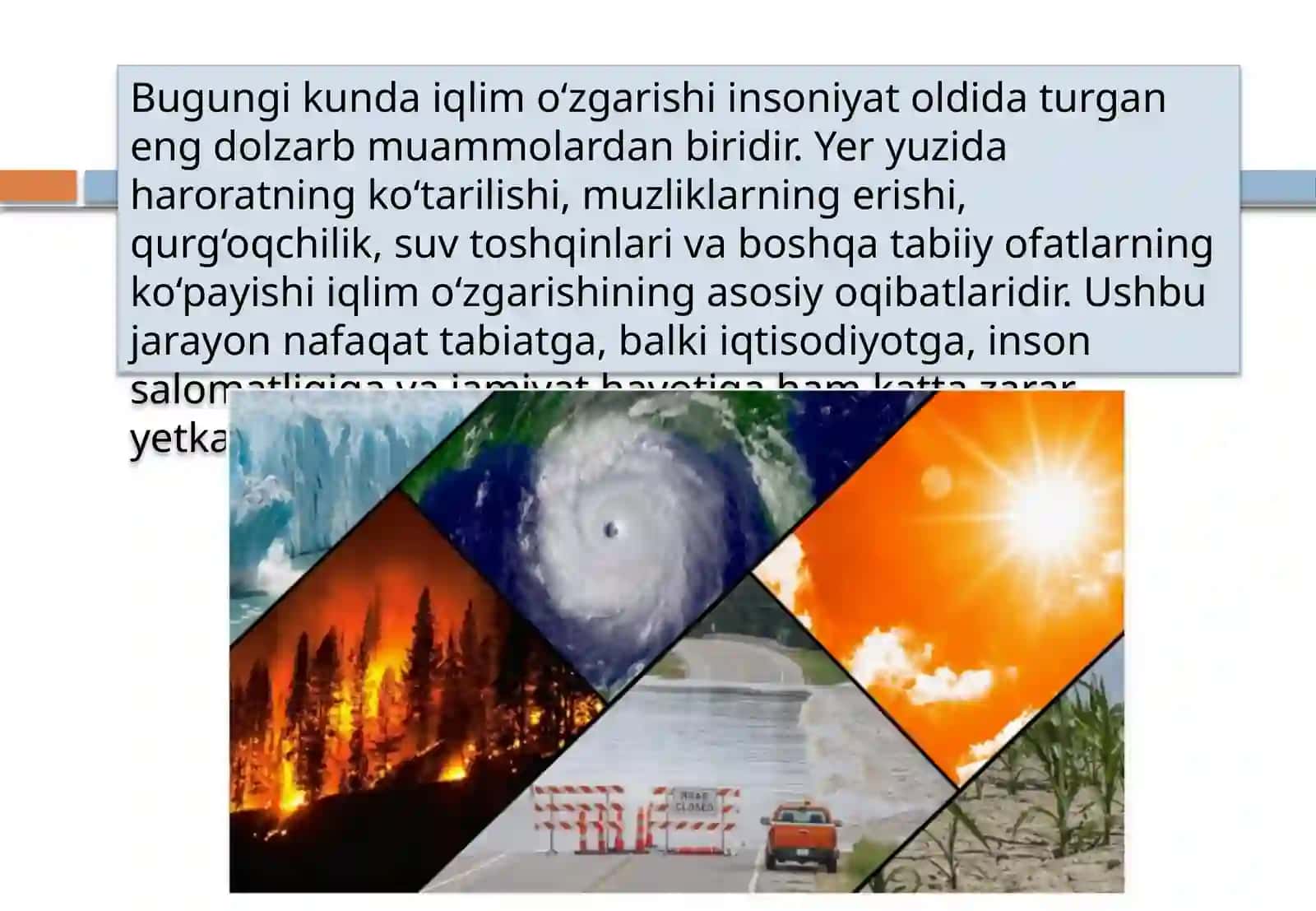 IQLIM O’ZGARISHI KIMGA QIMMATGA TUSHYAPDIREJA 2