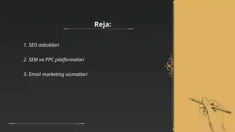 Marketing tools 2