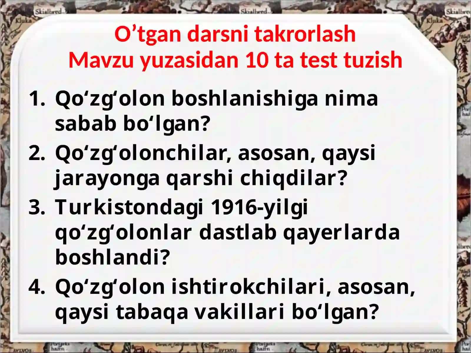 9-sinf O’zbekiston tarixi fani darsligi 2