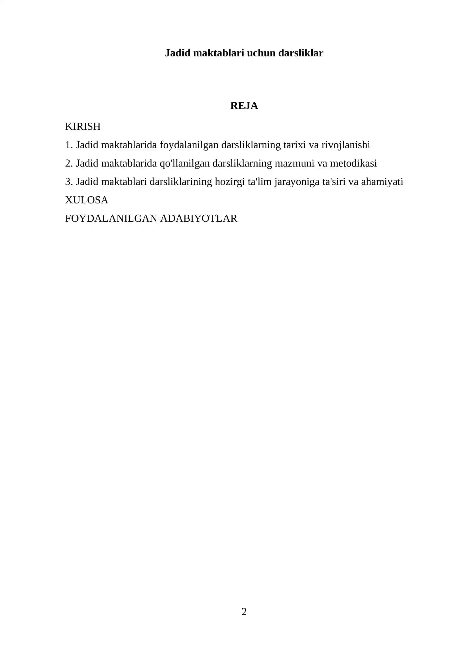 Jadid maktablari uchun darsliklar 2