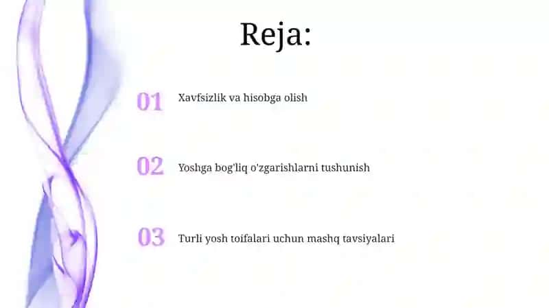 Yoshga bog'liq jismoniy o'zgarishlarni tushunish 2