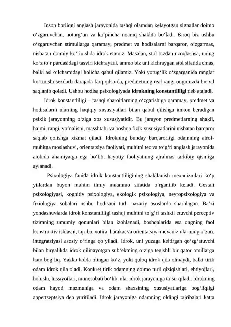 IDROKNING MURAKKAB TURLARI 2