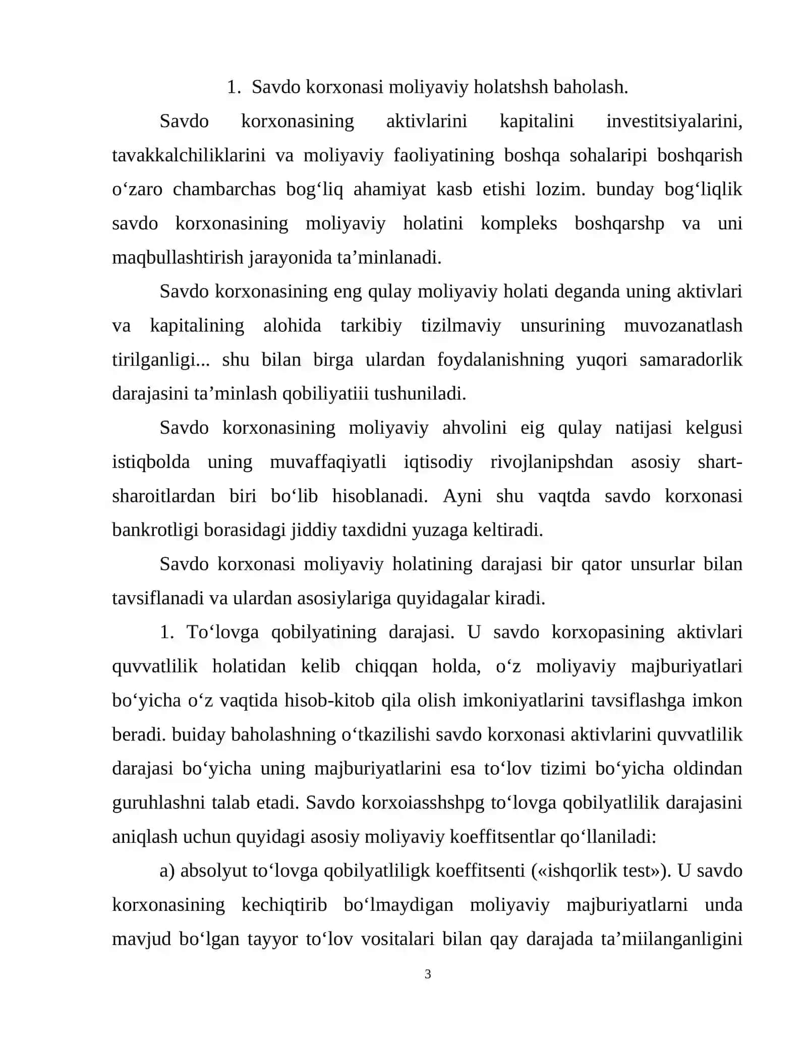 Moliyaviy rejalashtirish 2