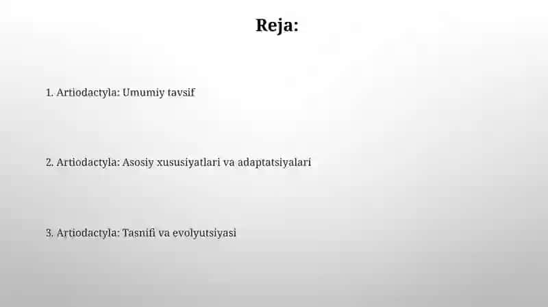 Juft tuyoqlilar 2
