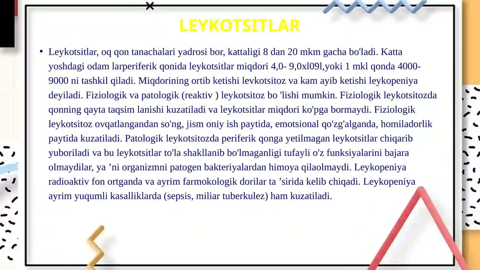 Leykositlar.Qonguruhlari.Rezusfactor.Qonquyishasoslari 2