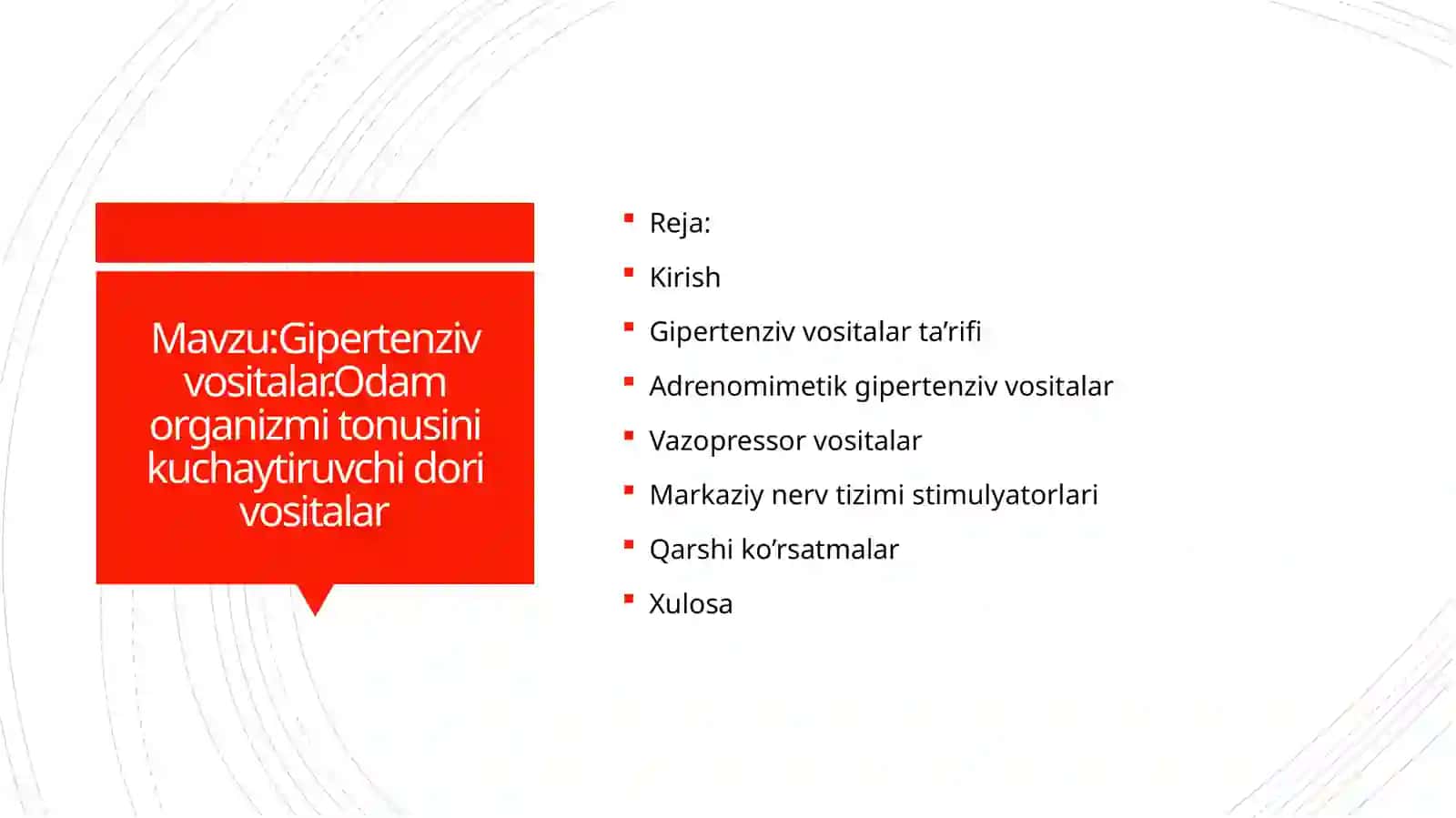 Gipertenziv vositalar 2