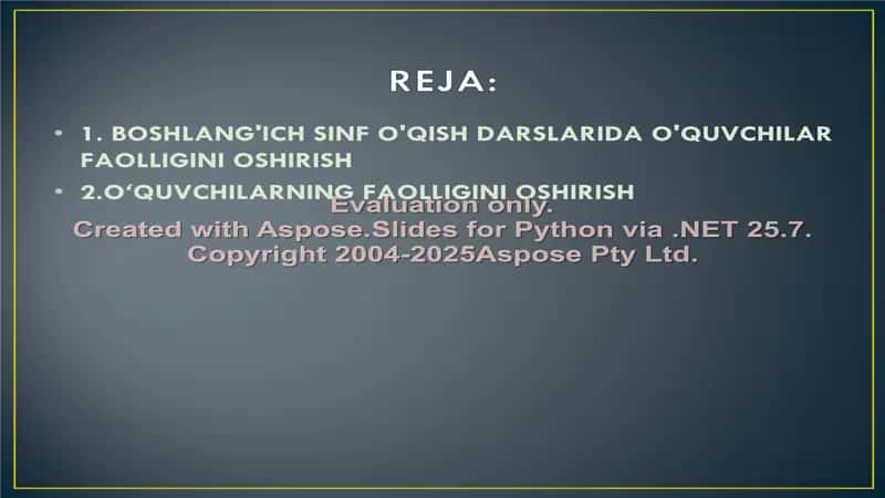 O'qish darslarida metodlar 2