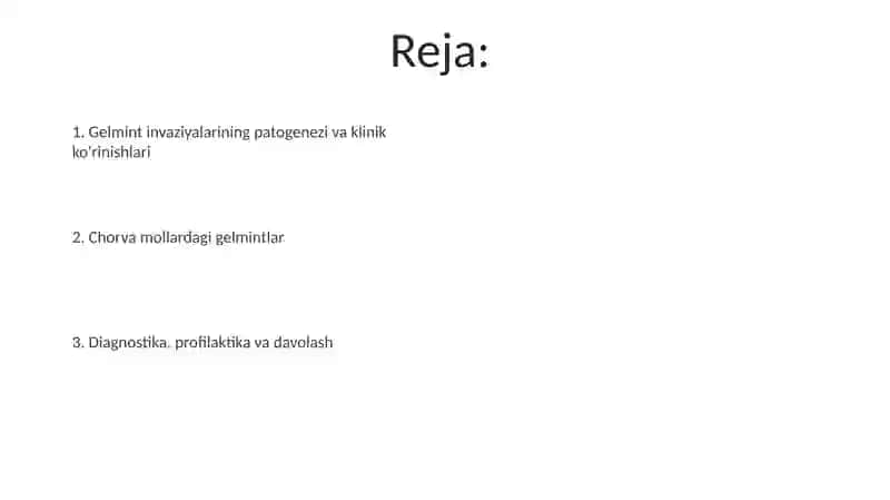 Bolalarda GELMENTOZ kasalligi 2