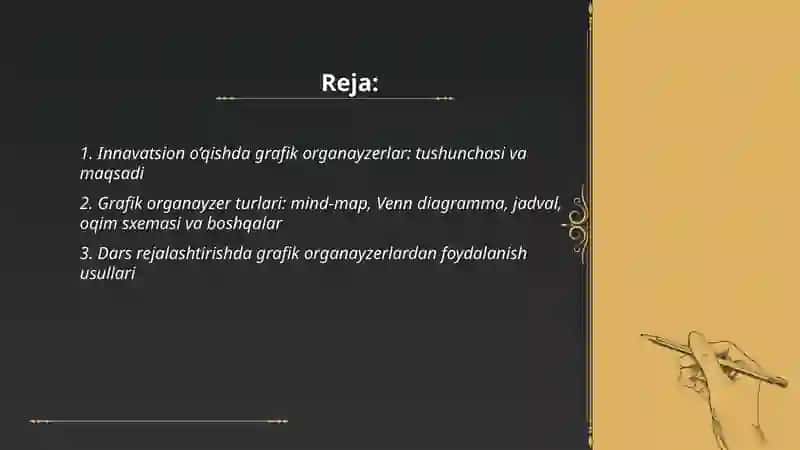Grafik organayzerlar 2