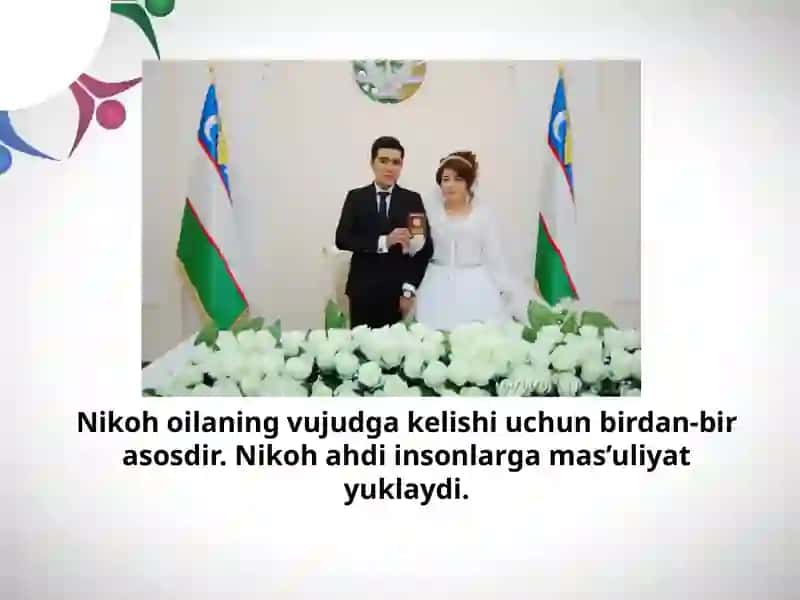 Nikoh tuzish tartibi va shartlari 2