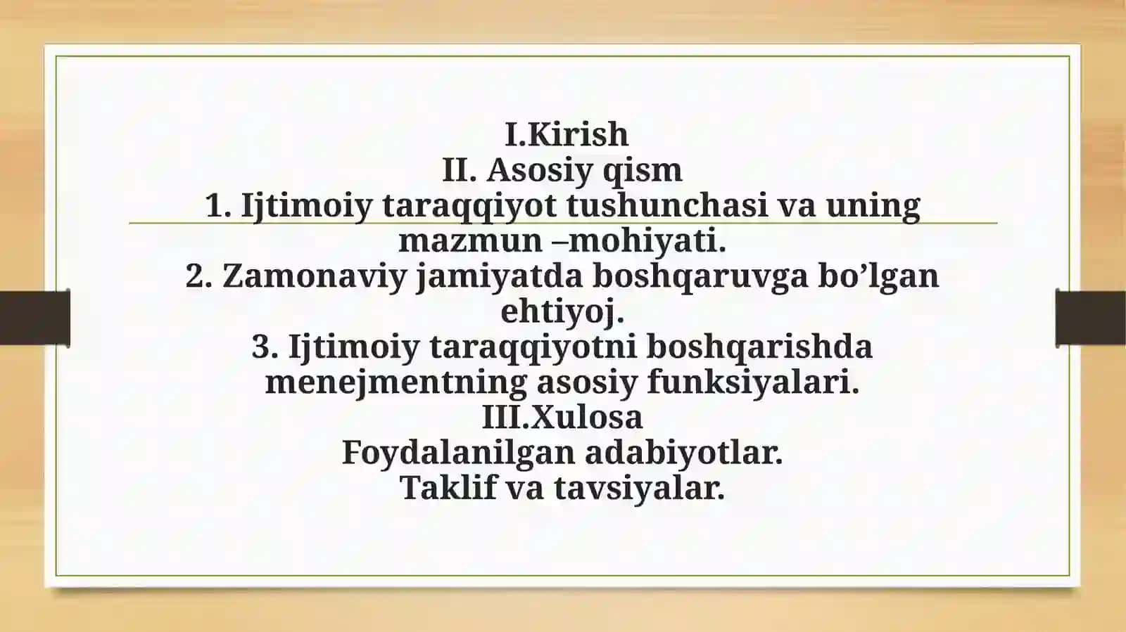 Ijtimoiy taraqqiyotni boshqarishda menejment va uning xususiyati 2