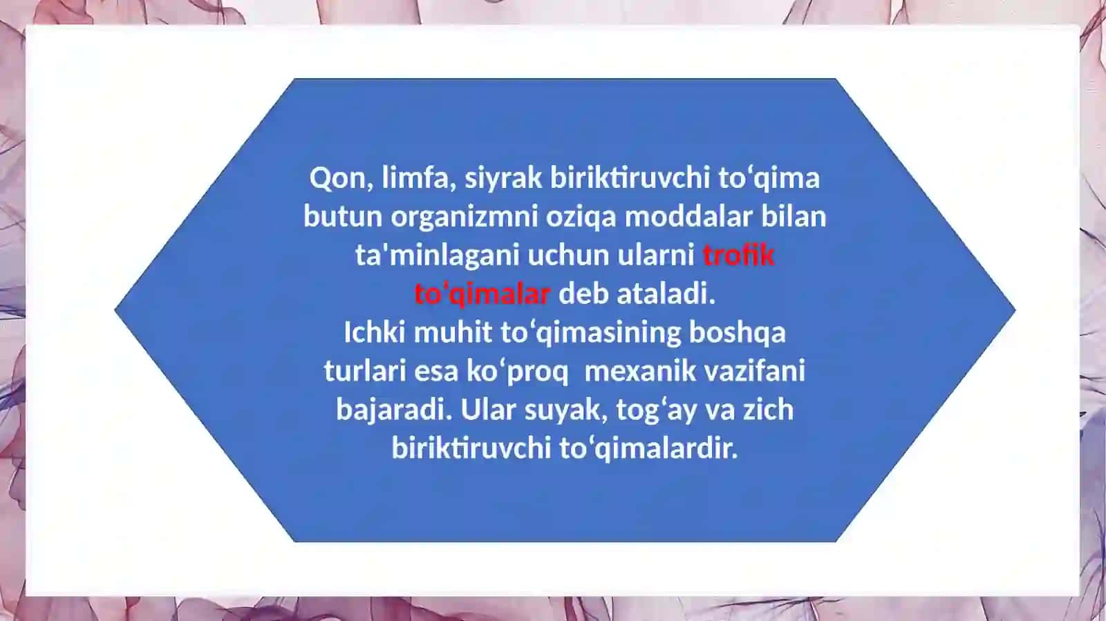 ICHKIMUHIT TO‘QIMASI. QON 2