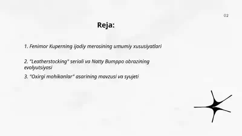 Fenimor Kuper ijodiy merosi 2