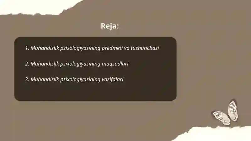 Muhandislik psixologiyasi 2