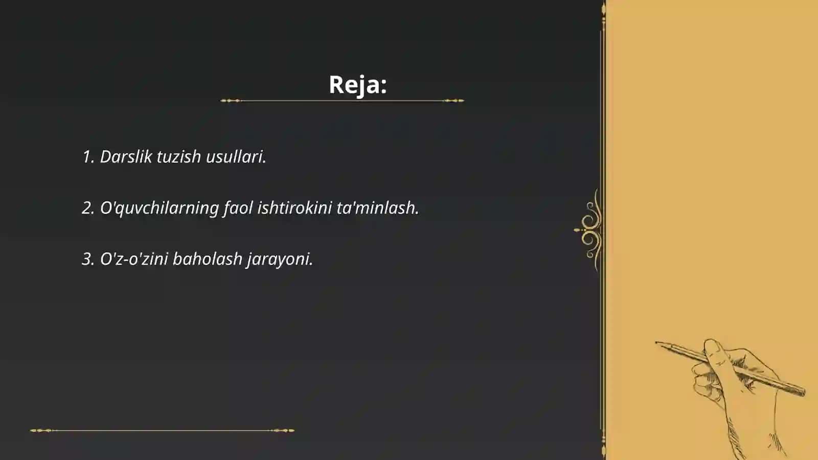 Darslik tuzish usullari 2