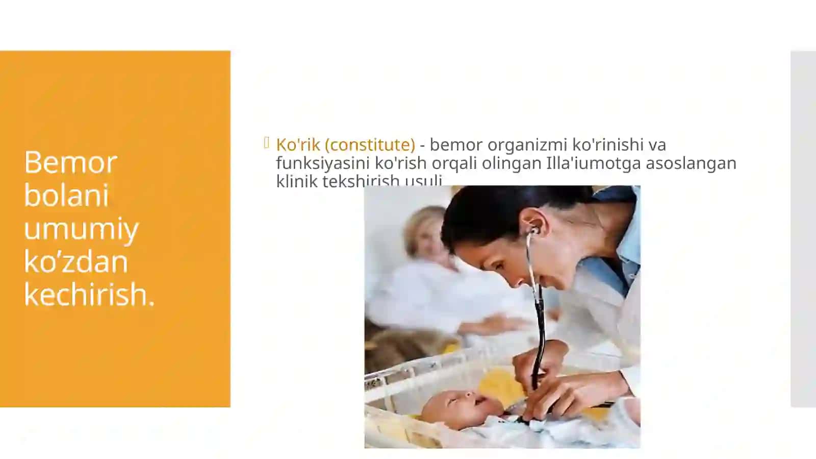 Bemorbolaniumumiyko’zdan kechirish 2