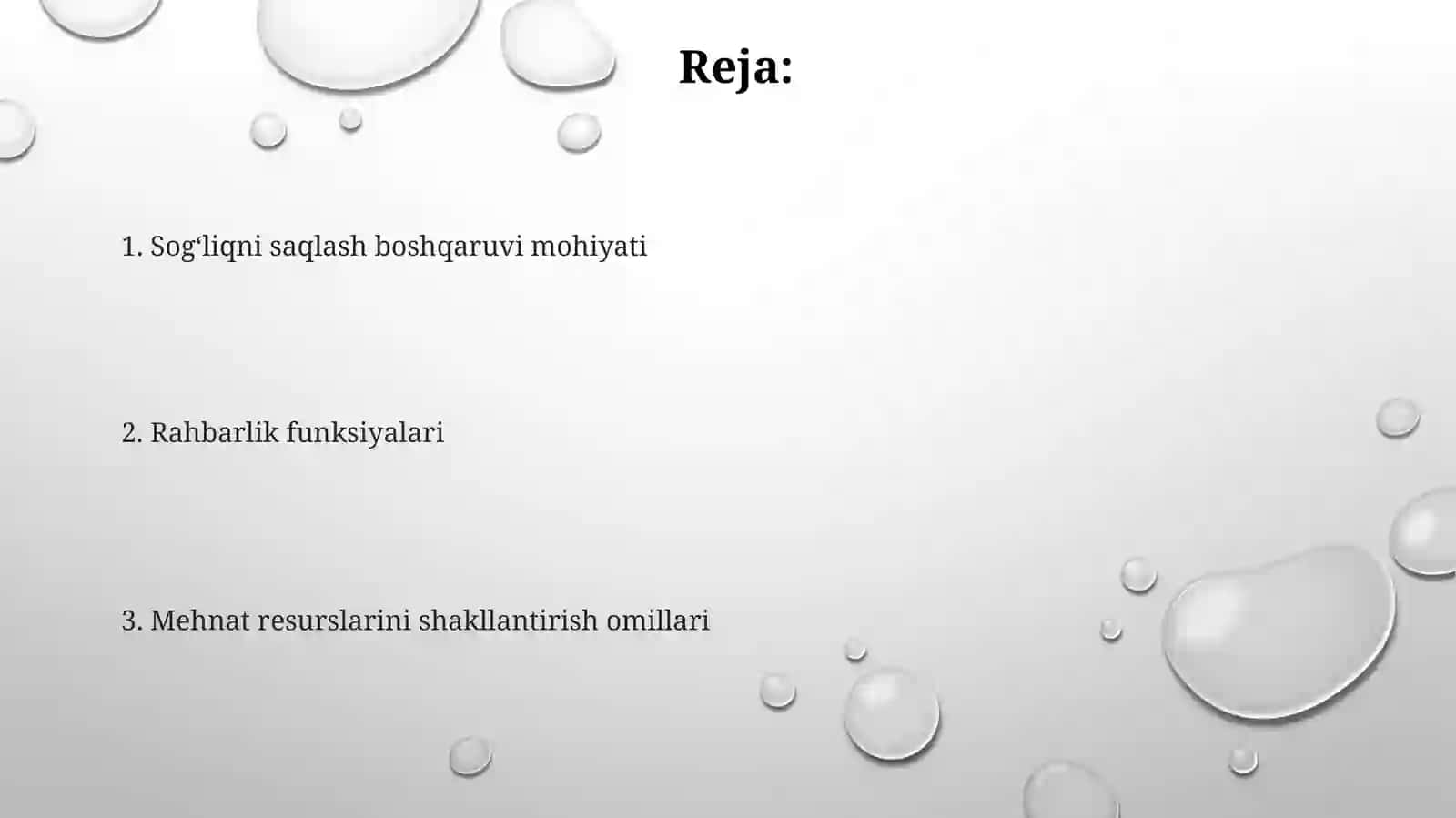 Sogʻliqni saqlashga rahbarlik qilish 2