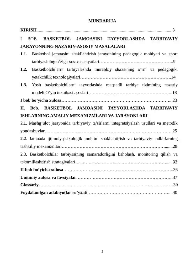 BASKETBOL JAMOASINI TAYYORLASHDA TARBIYAVIY JARAYONLAR 2