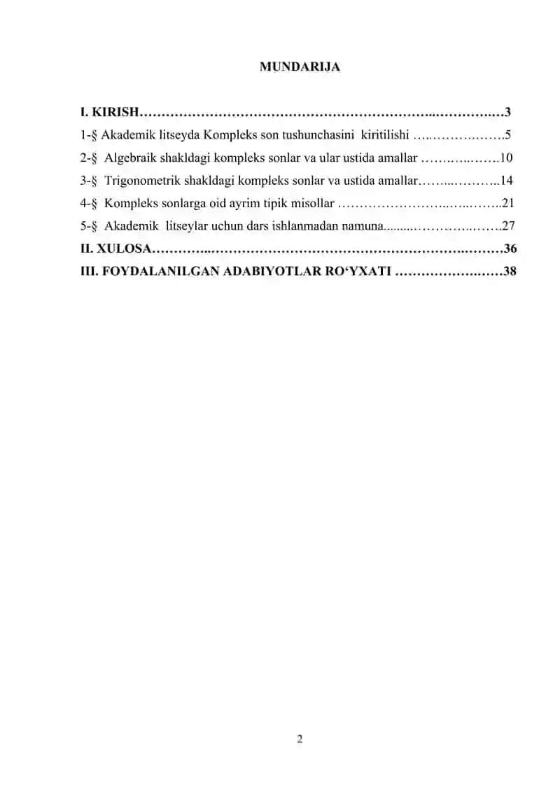 Matematika va informatika (sirtqi) ta’lim yo‘nalishi 2