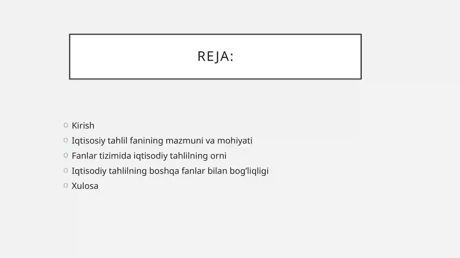 Iqtisodiy Tahlil 2