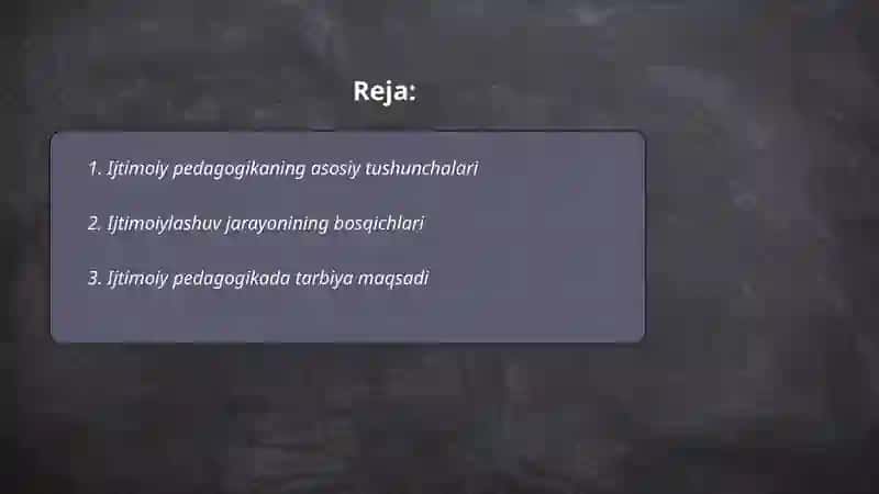 Ijtimoiy pedagogika fan sifatida 2