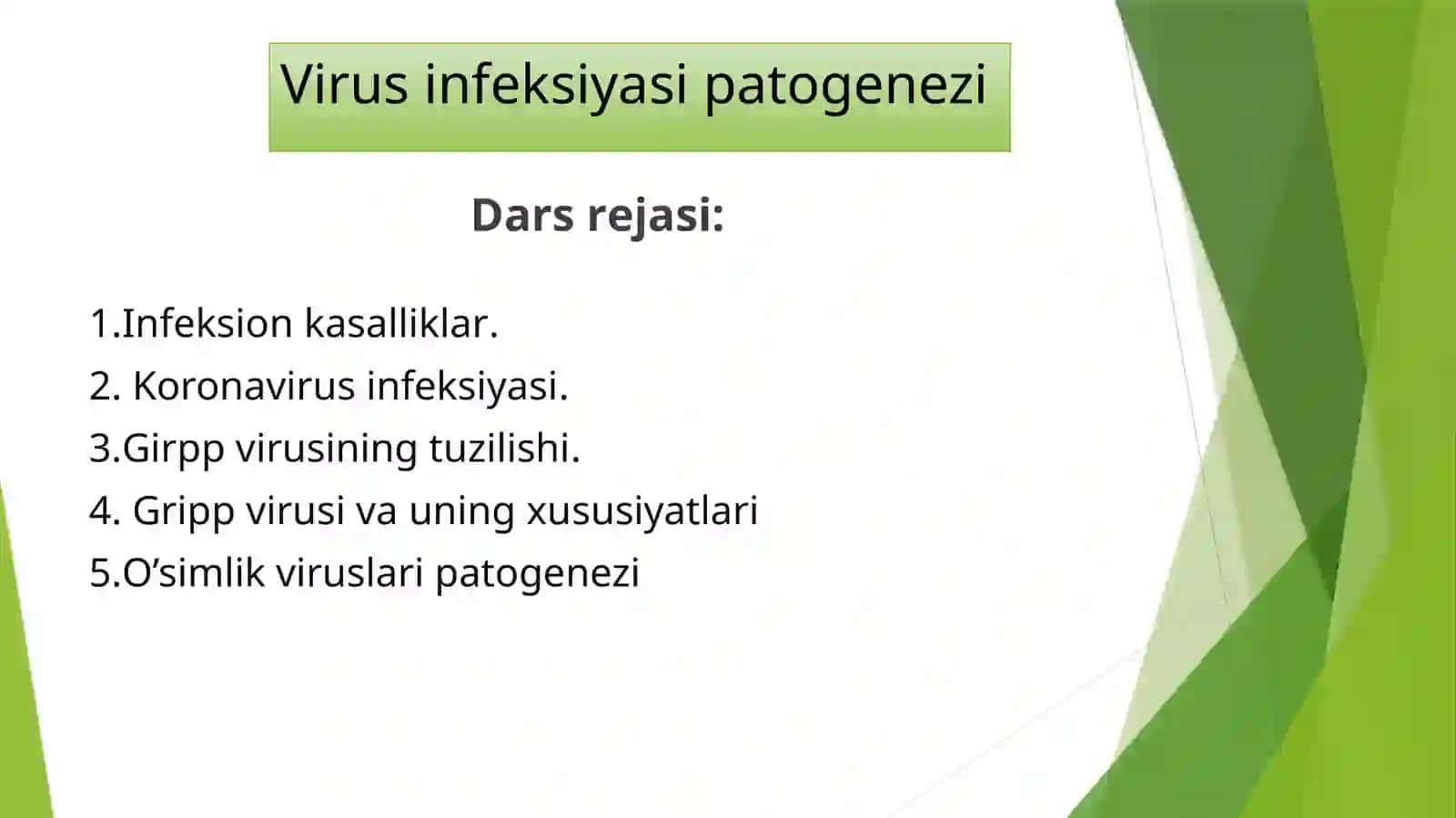 Virusinfeksiyasi patogenezi 2