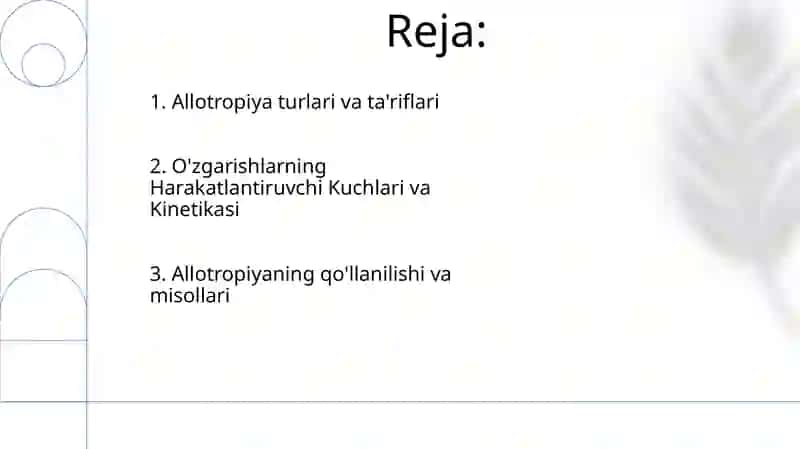 Allatropiya shakl oʻzgarishlari 2