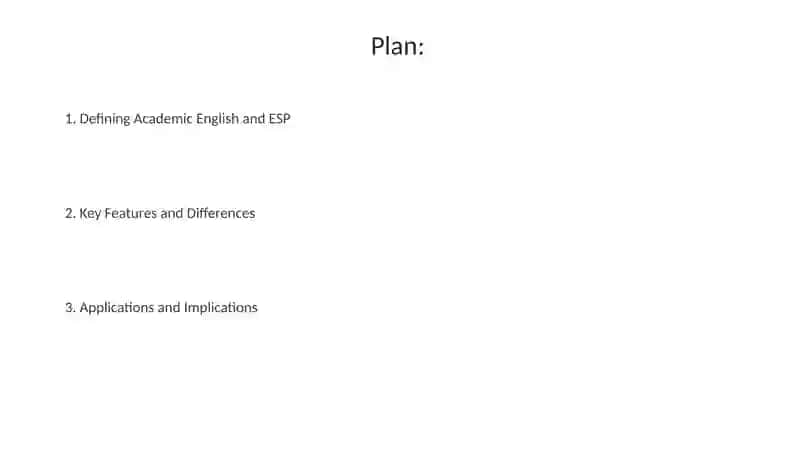 Academic English and ESP( English for Specific Purposes) 2