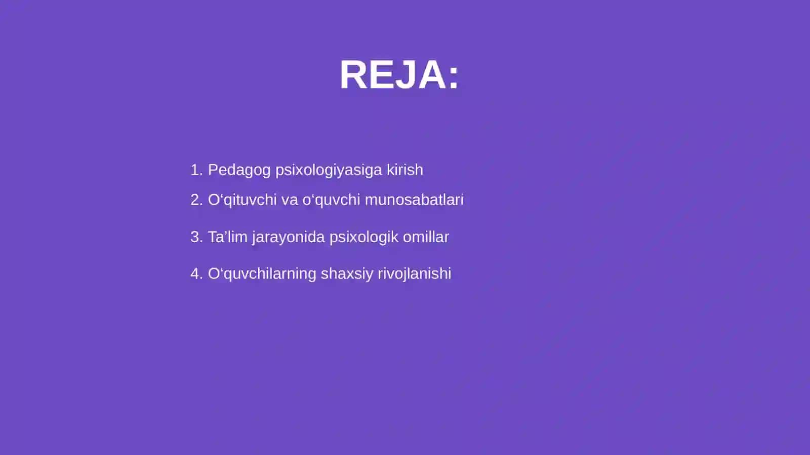 Pedagog psixologiyasi 2