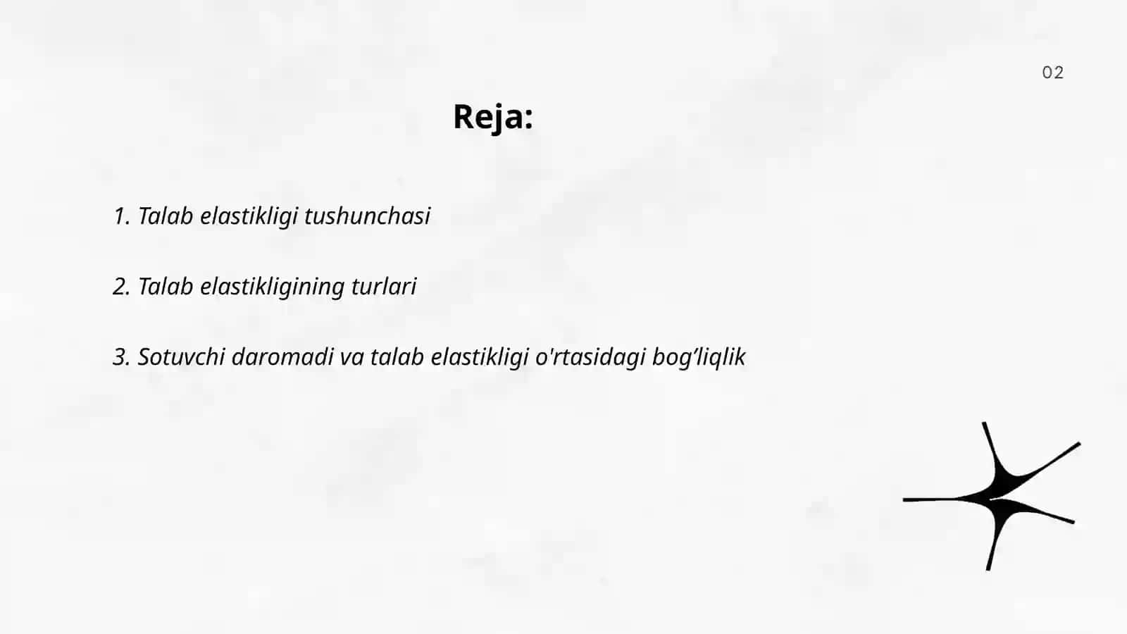 Talab elastikligi tushunchasi 2