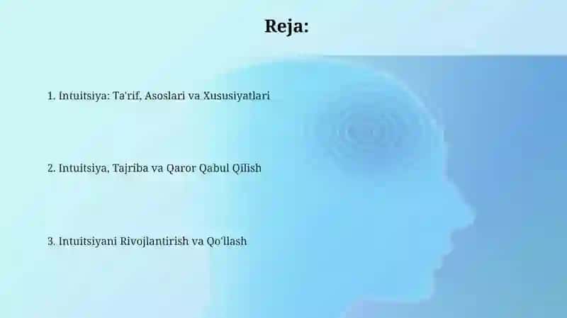 Intuitsiya: Ta'rif, Asoslari va Xususiyatlari 2