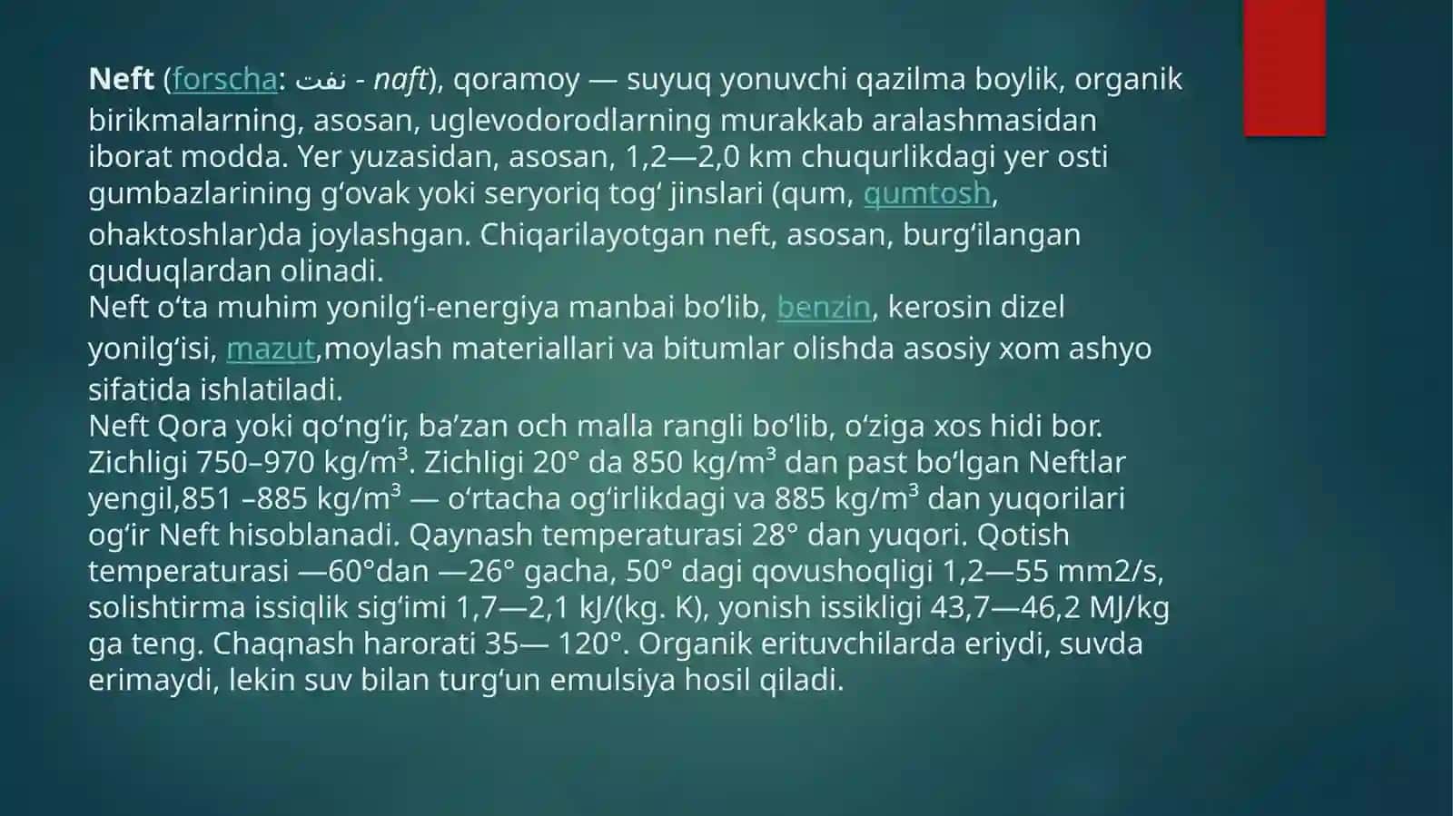 Neft va Gaz Kimyosi Xalilov Turaboyni 2