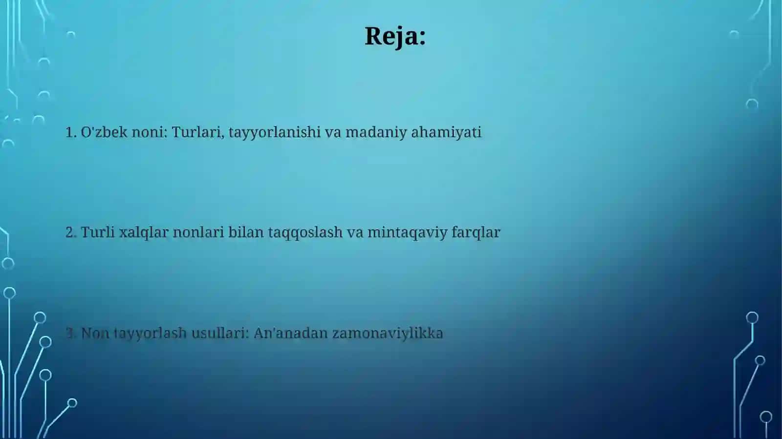 O'zbek nonining tarixi 2