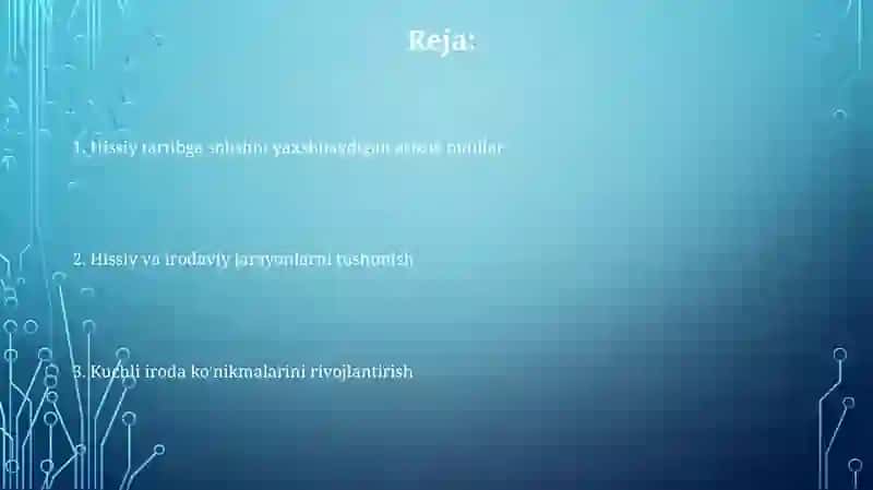Hissiy-irodaviylikni oshiruvchi omillar 2