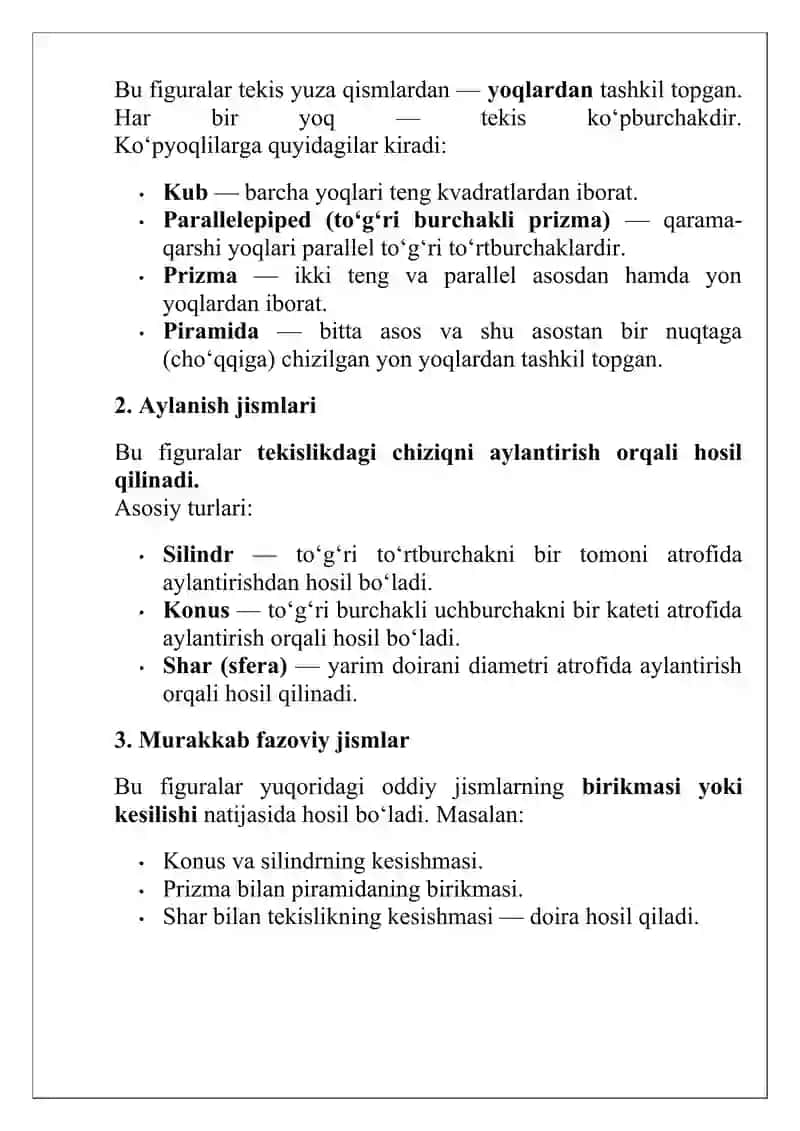 Fazoviy figuralar va ularning turlari 2