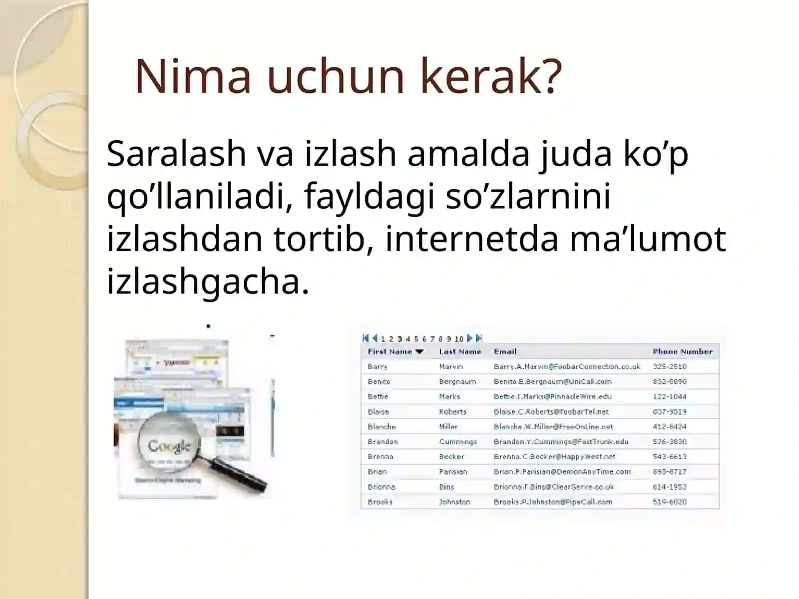 Saralash vaqidiruv 2