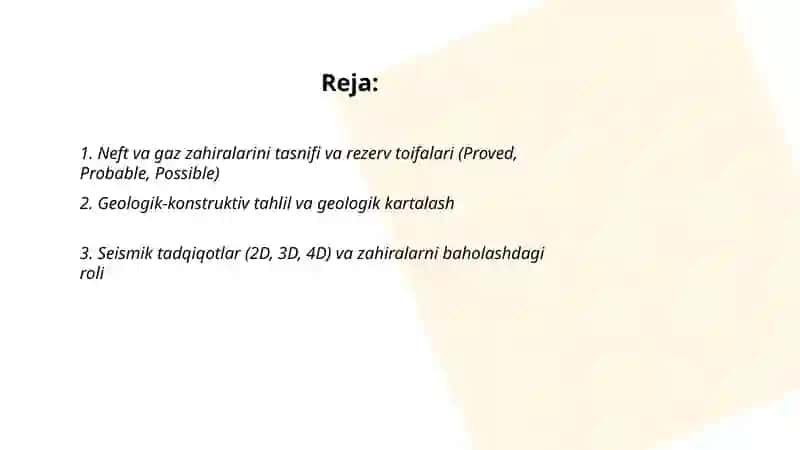O’zbekiston respublikasida neft va gaz zahirilarini hisoblashda qollaniladigan usullar 2