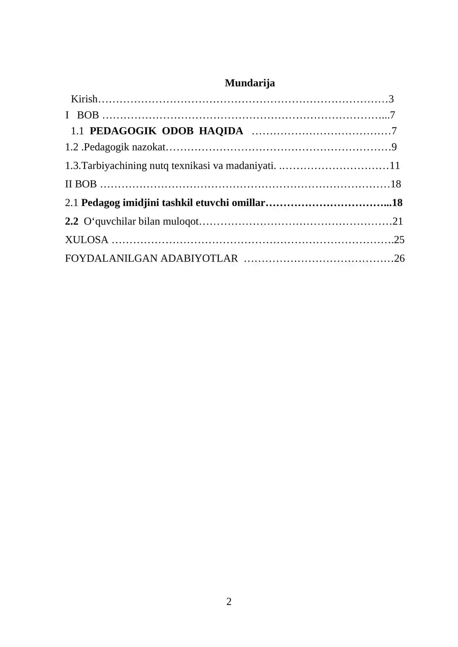 Pedagogik ODOB 2